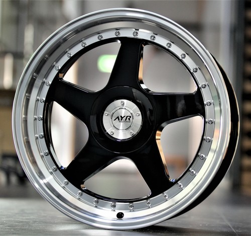 Black alloy wheels fits - black,